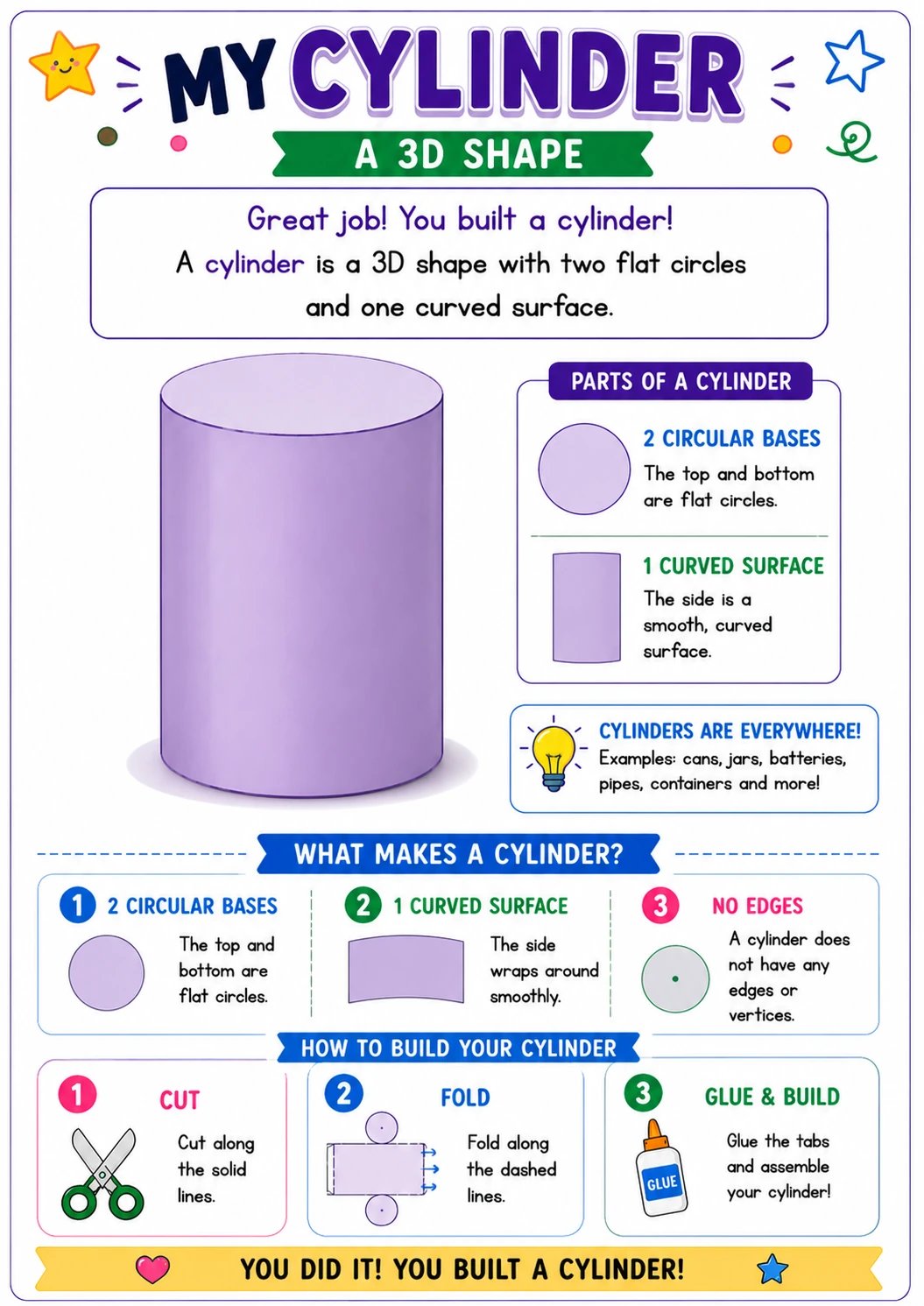 3D Shapes printable activities 8