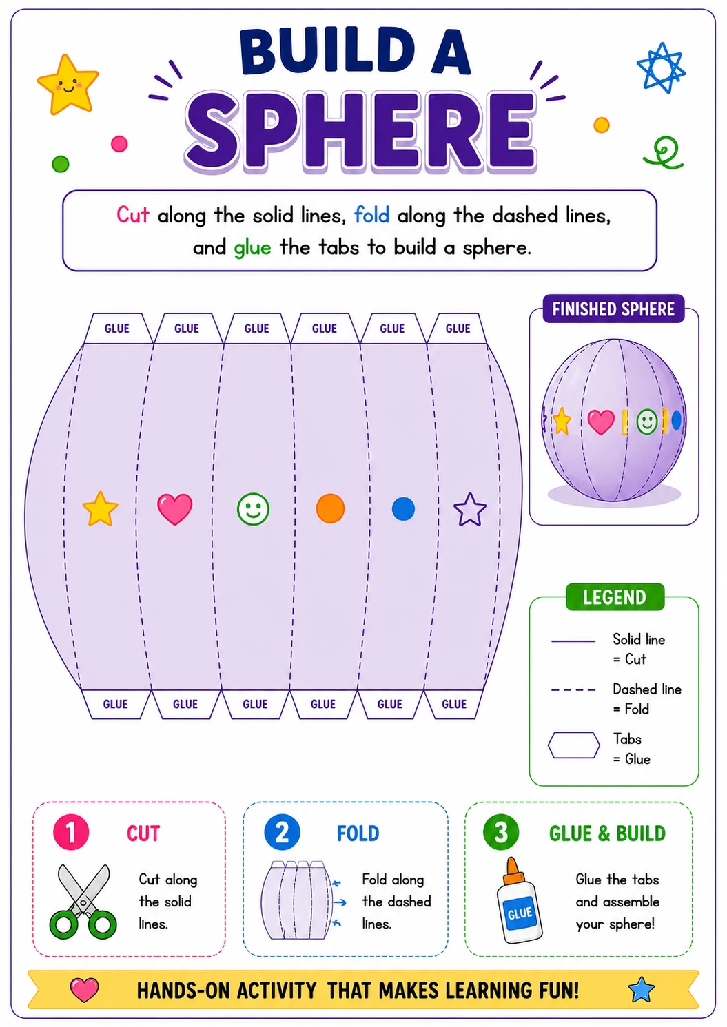 3D Shapes printable activities 5